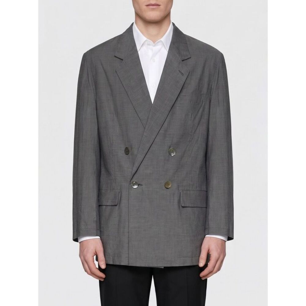 Magliano Men Double-Breasted Cotton Blazer Magliano